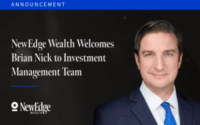 NewEdge Wealth Welcomes Brian Nick to Investment Management Team